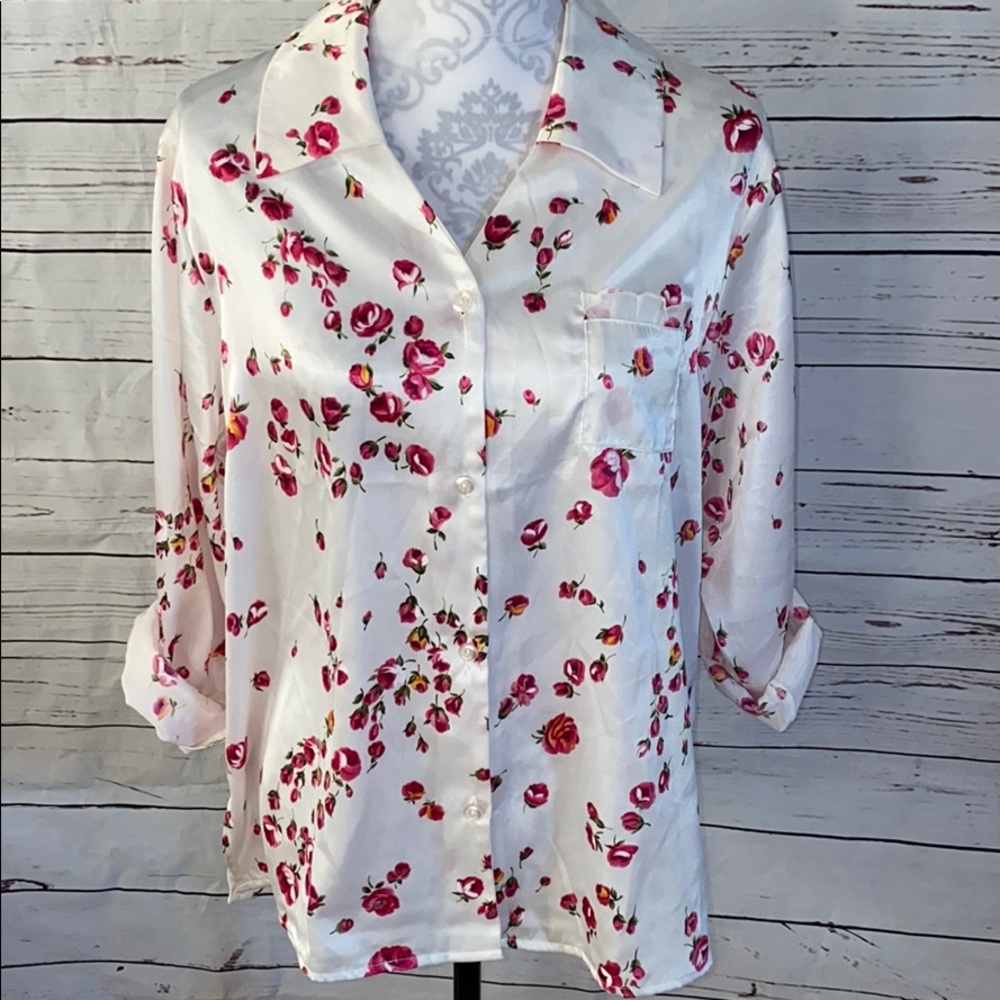 Oscar de la Renta top. Ruffle detailing. Size.M - Picture 5 of 5